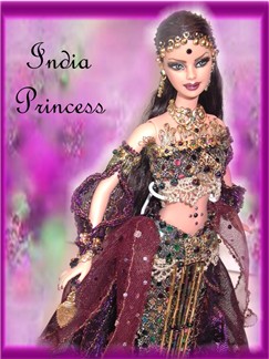 Custom OOAK Belly Dance Barbie doll by Donna Anne